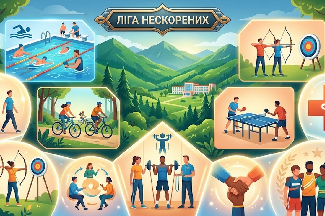 Реабілітація для ветеранів та УБД: Безкоштовний 10-денний спортивний табір «Ліга Нескорених» у Карпатах