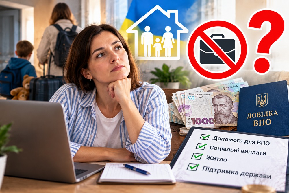 Чи можна не працювати і отримувати виплати ВПО – детальне роз’яснення