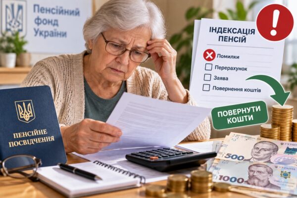Неправильна індексація пенсій: як повернути свої гроші, чому виникають помилки та хто у зоні ризику