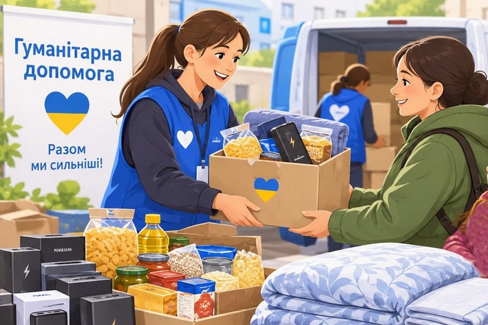 Гуманітарна допомога у Києві – завтра видаватимуть продукти, постільну білизну і павербанки