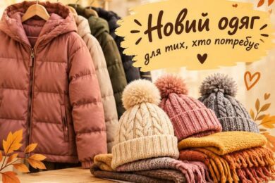 Роздача нового одягу у Хмельницькому – коли і що можна отримати