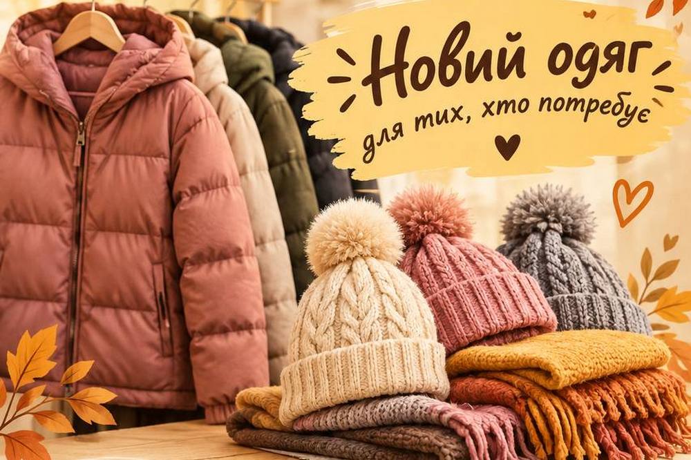 Роздача нового одягу у Хмельницькому – коли і що можна отримати