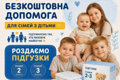 Гуманітарна допомога у Хмельницькому – видаватимуть дитячі підгузки