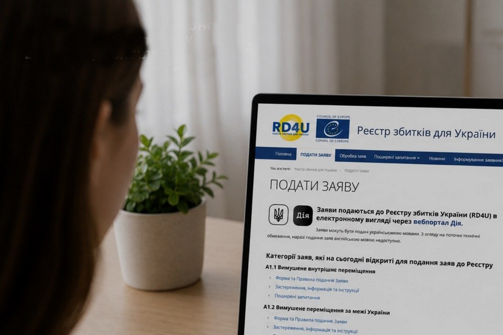 Українці, які втратили роботу через війну, можуть подати заяву до міжнародного Реєстру збитків