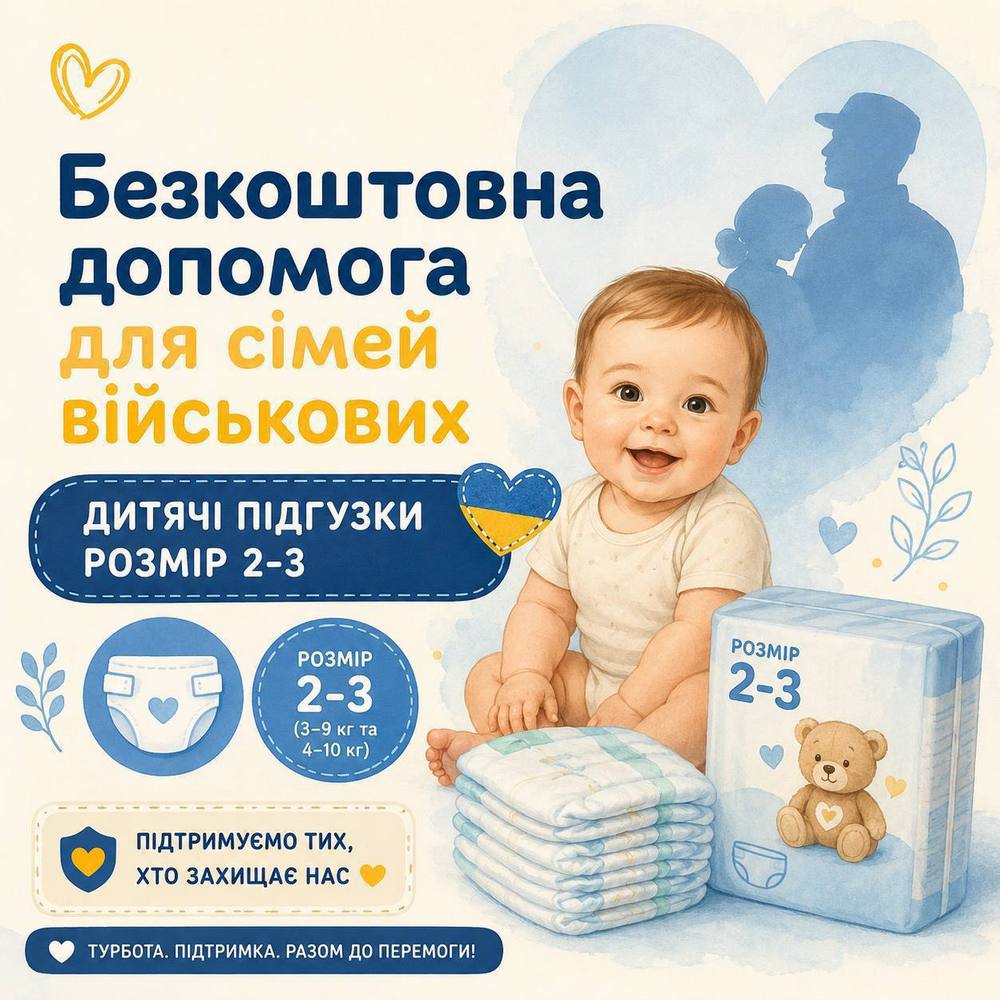 Гуманітарна допомога у Хмельницькому – хто може отримати дитячі підгузки