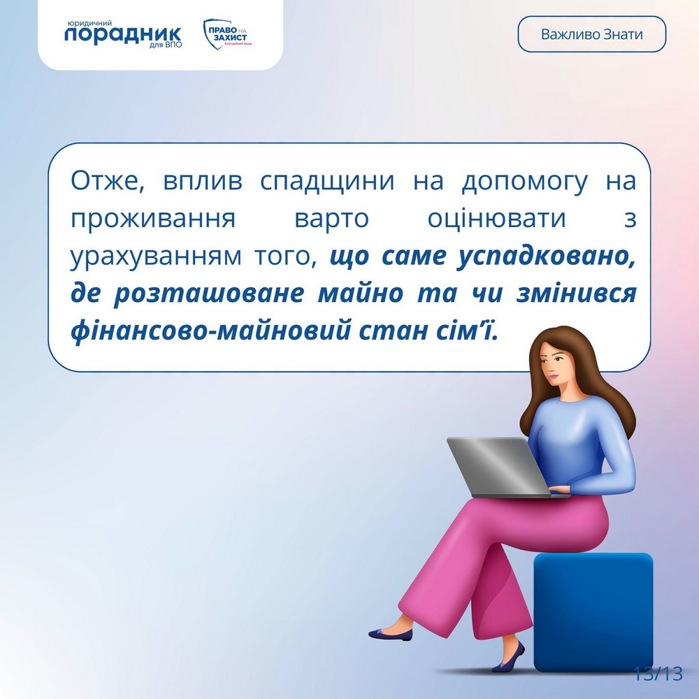 ВПО і спадщина: чи скасують допомогу і чи потрібно платити