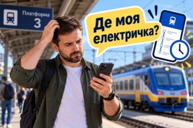 Де моя електричка? Новий сервіс від Укрзалізниці