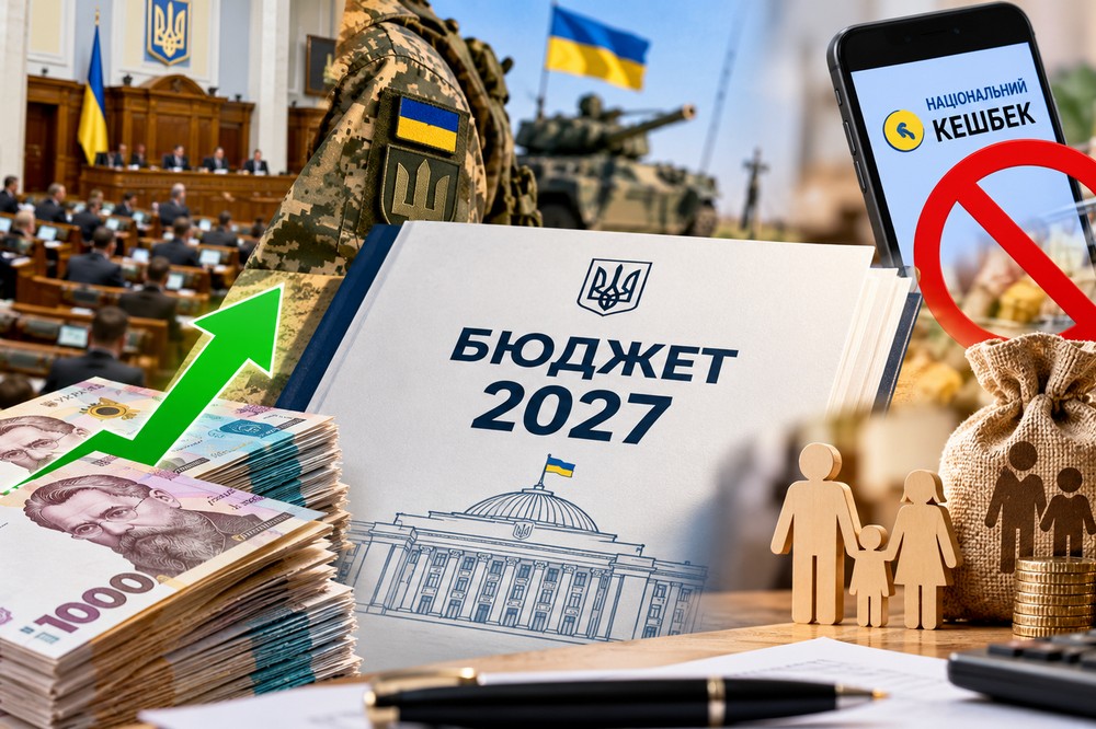 Оборона і соцвиплати, підвищення зарплат військовим і заборона фінансування Національного кешбеку: Рада ухвалила бюджет на 2027 рік у першому читанні 1 Оборона і соцвиплати, підвищення зарплат військовим і заборона фінансування Національного кешбеку: Рада ухвалила бюджет на 2027 рік у першому читанні