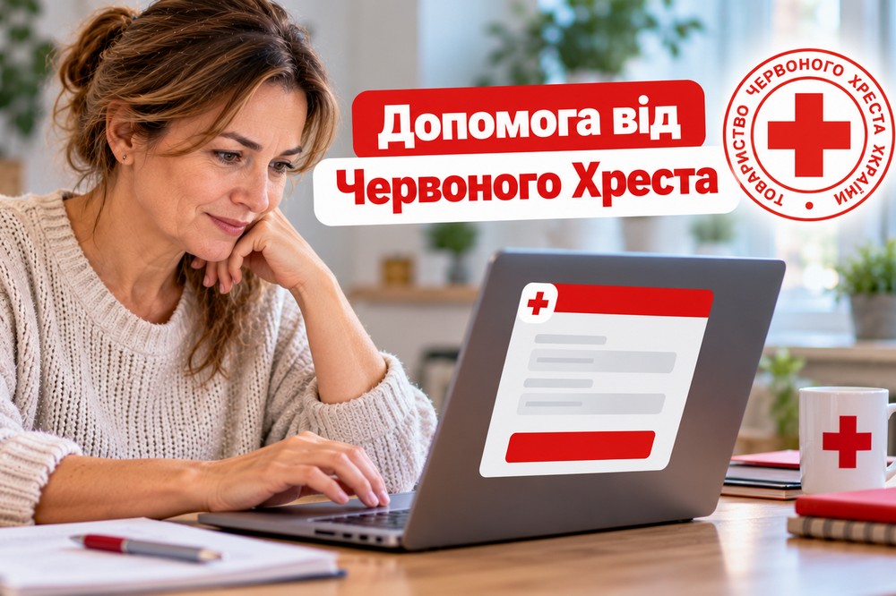 Допомога від Червоного Хреста: триває прийом заявок на участь у програмі «Перезавантаження»