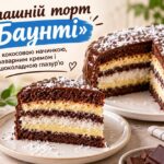 Рецепт дня – домашній торт «Баунті»
