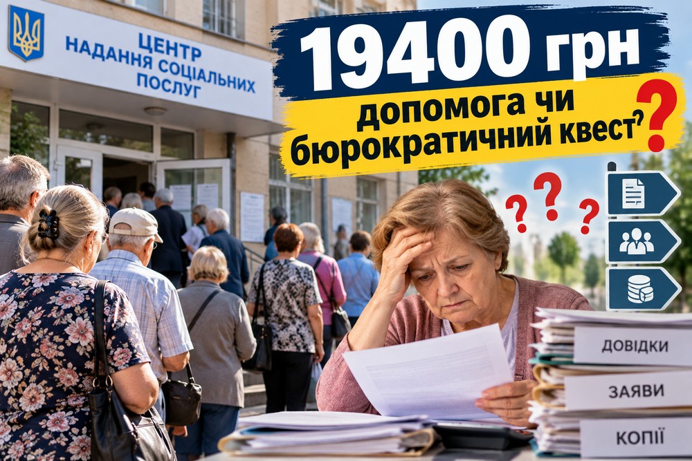 Оформлення допомоги 19400 грн перетворилося на бюрократичний квест за власні гроші? Куди скаржитися