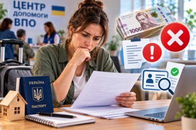 Виплати ВПО можуть припинити через помилкові дані: що потрібно знати і як діяти