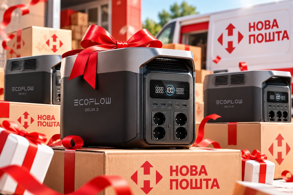 Розіграш від «Нової Пошти»: можна отримати EcoFlow