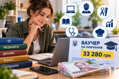Ваучери на навчання до 33 280 грн: хто може претендувати, яку освіту можна отримати у 2026 році – усі деталі