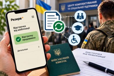 Розпочалося автоматичне продовження відстрочок від мобілізації: хто може розраховувати, як перевірити і що робити, якщо не подовжили