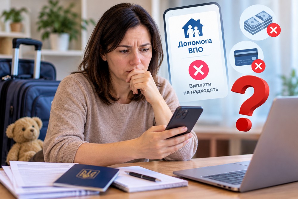 Якщо виплати ВПО перестали приходити: як дізнатися причину