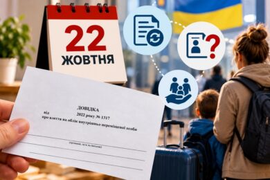 22 жовтня набуває чинності закон про ВПО: що зміниться вже завтра, чи потрібно міняти довідку