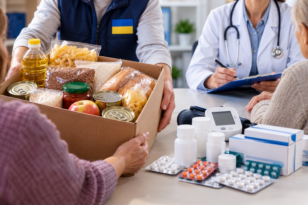 Продуктові набори і безкоштовні ліки та медичні консультації для ВПО у Запоріжжі: хто може отримати