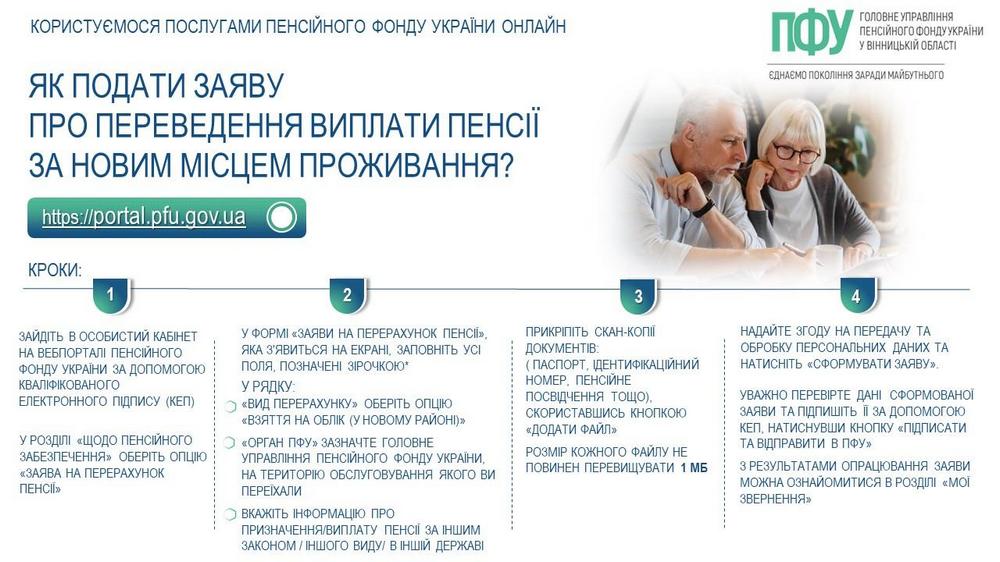 Переведення пенсії на підконтрольну Україні територію – як змінити адресу виплат