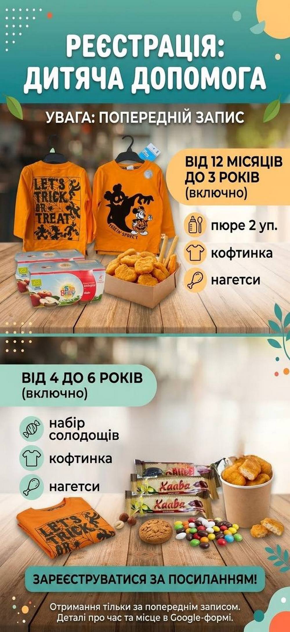 Дитячі продуктові набори у Запоріжжі – хто і як може подати заявку